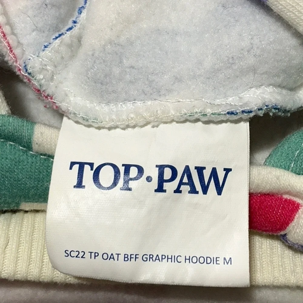 Top Paw vibrant hoodie